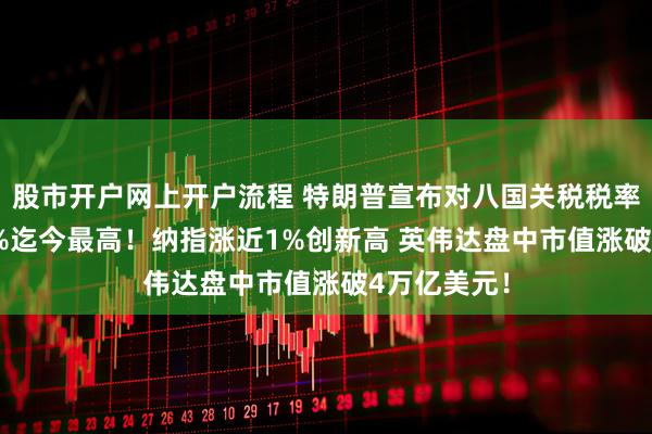 股市开户网上开户流程 特朗普宣布对八国关税税率 征巴西50%迄今最高！纳指涨近1%创新高 英伟达盘中市值涨破4万亿美元！