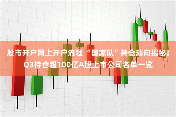 股市开户网上开户流程 “国家队”持仓动向揭秘！Q3持仓超100亿A股上市公司名单一览